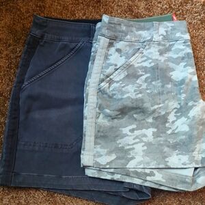 Two Pairs of Spanx Shorts size Large